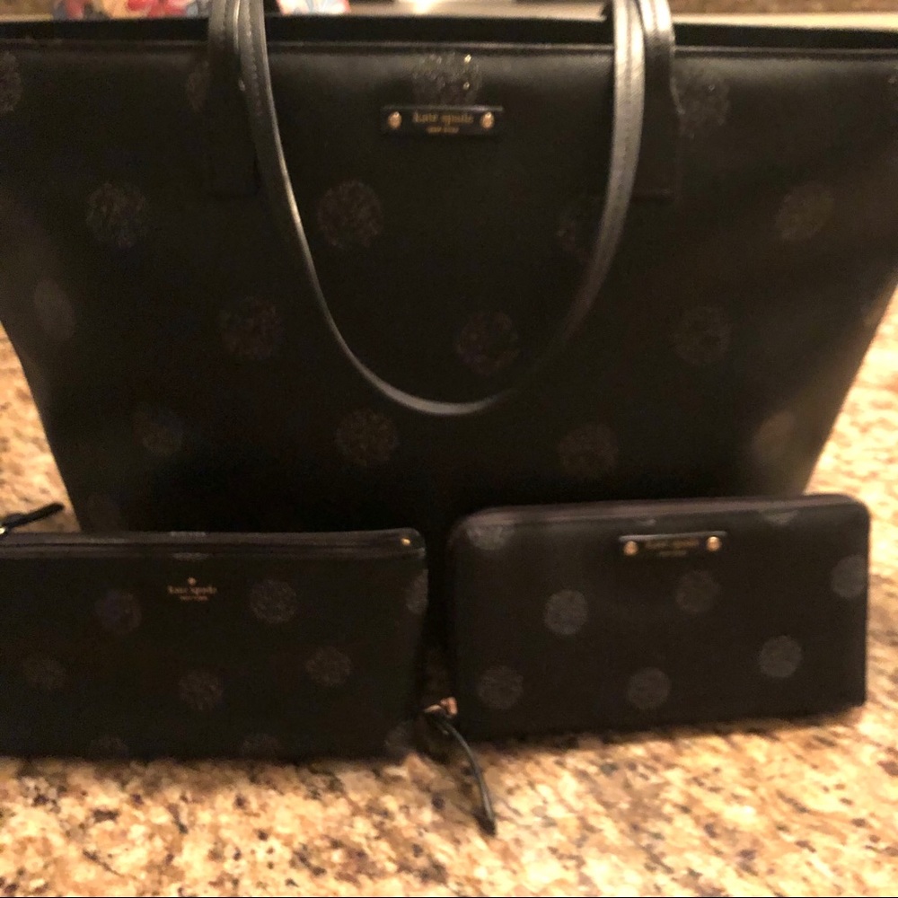 Kate Spade Tote, Wallet, Cosmetic Bag